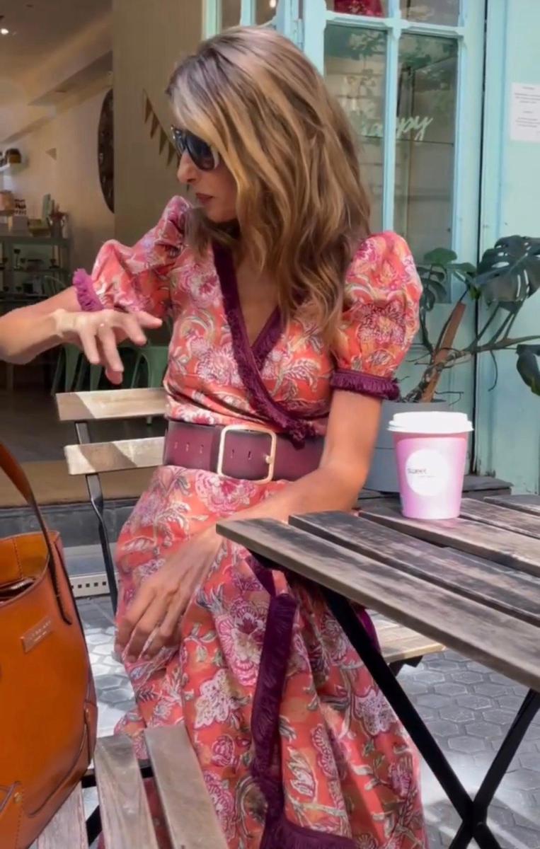 SOLVIANA™ - ELEGANTE MAXI-JURK MET KORTE MOUWEN