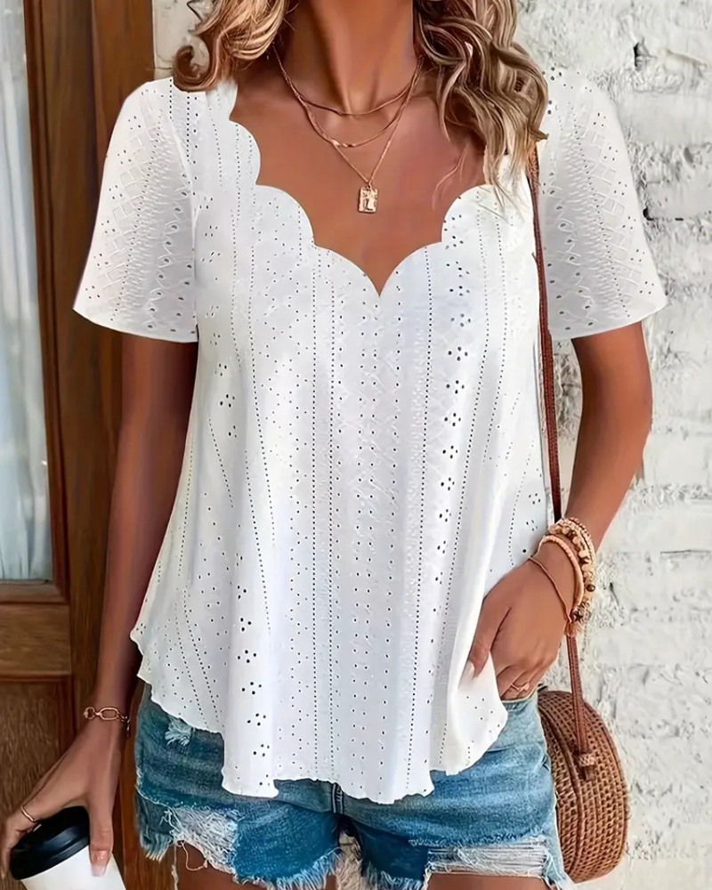 ZENITHA™ - T-SHIRT MET V-HALS