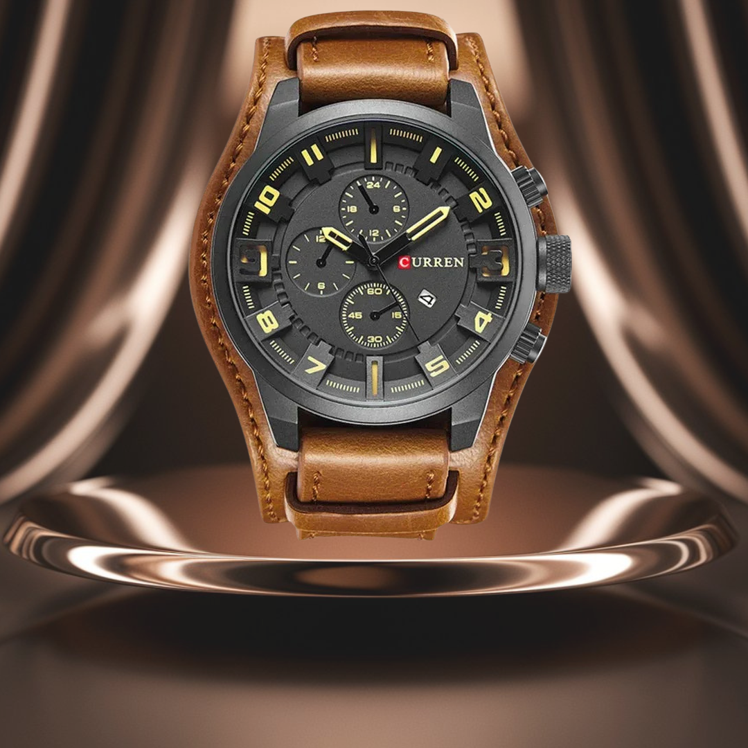 WATERDICHTE MILITAIRE SPORTHORLOGE