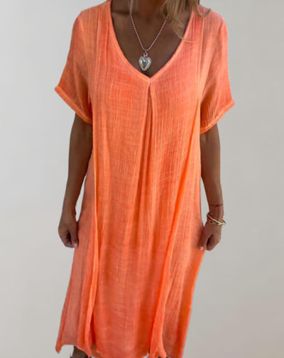 YARA™ - CASUAL LOSSE ZOMERJURK MET V-HALS