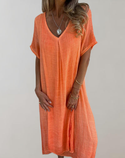YARA™ - CASUAL LOSSE ZOMERJURK MET V-HALS