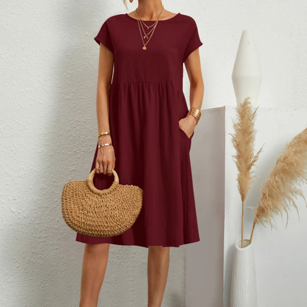 ZENA™ - VINTAGE EFFEN JURK