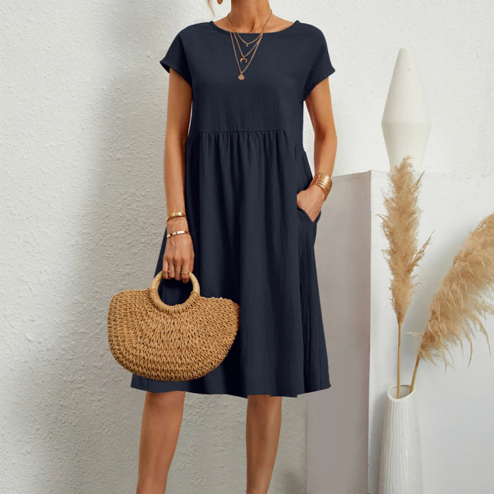 ZENA™ - VINTAGE EFFEN JURK