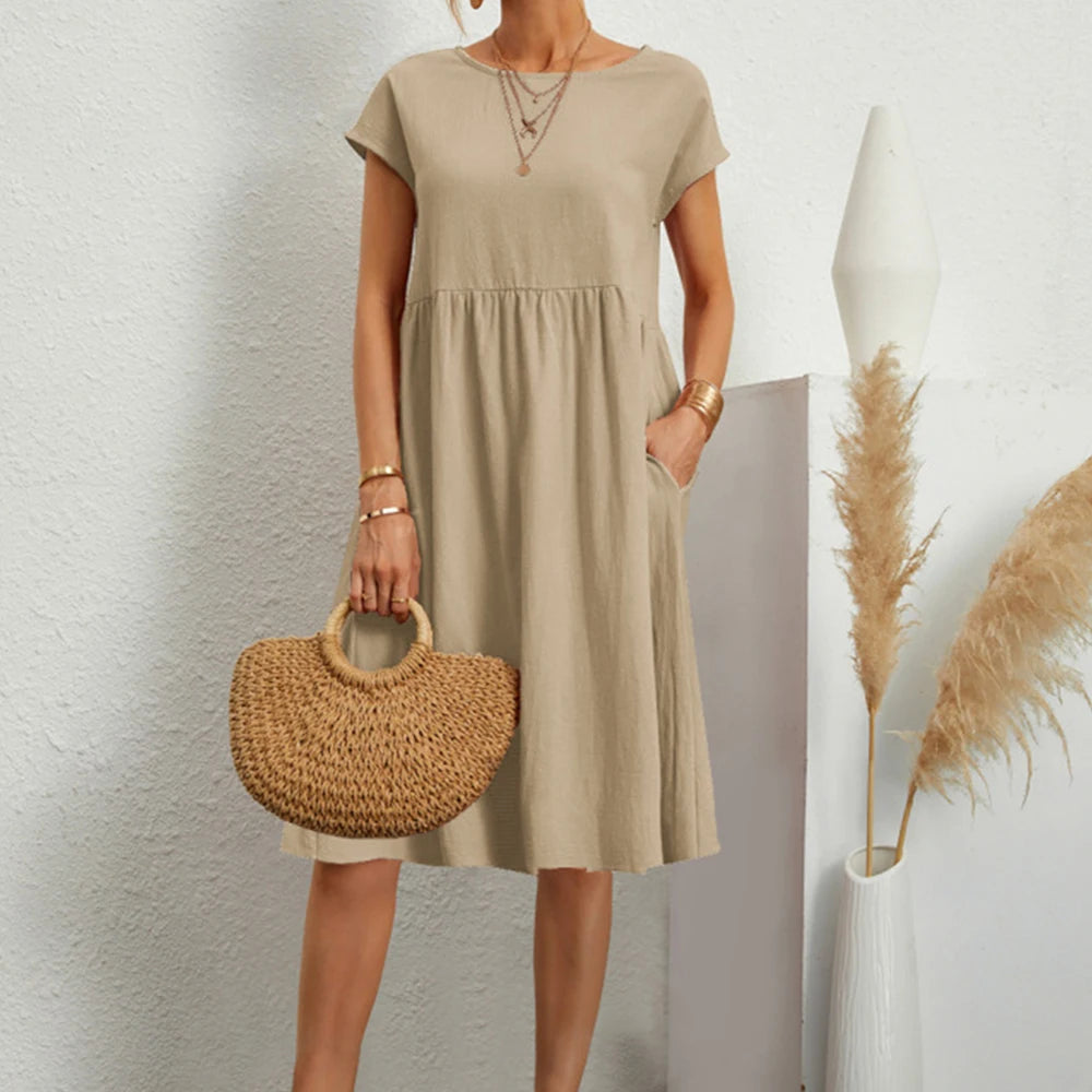 ZENA™ - VINTAGE EFFEN JURK