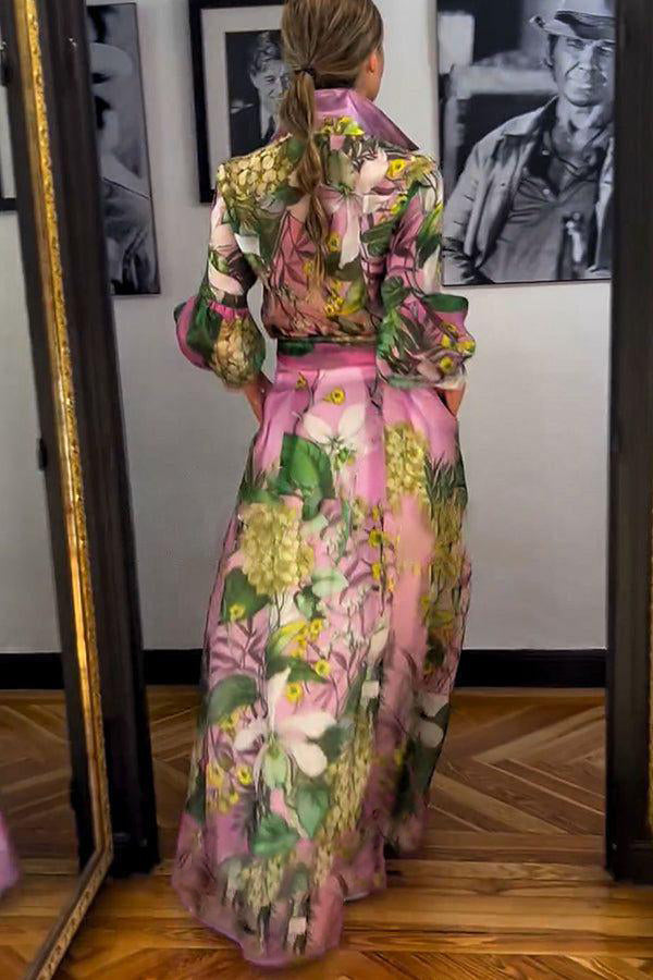 VITTORIA™ - ELEGANTE MAXI-JURK MET LANGE MOUWEN